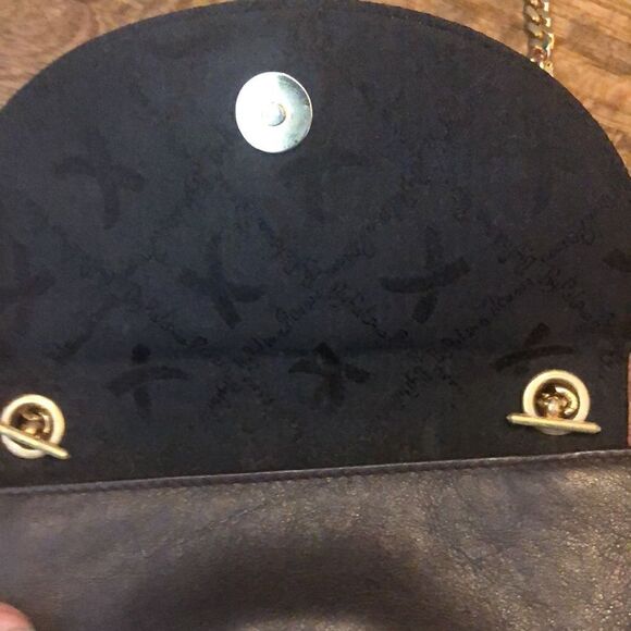 Vintage Paloma Picasso Iconic Leather Crossbody Bag Brown-numbered authentic - Picture 4 of 10